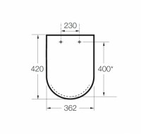 ROCA MERIDIAN COMPACTO TAPA WC